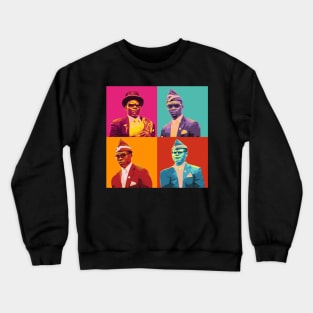 Coffin Dance Meme - Andy Warhol Crewneck Sweatshirt